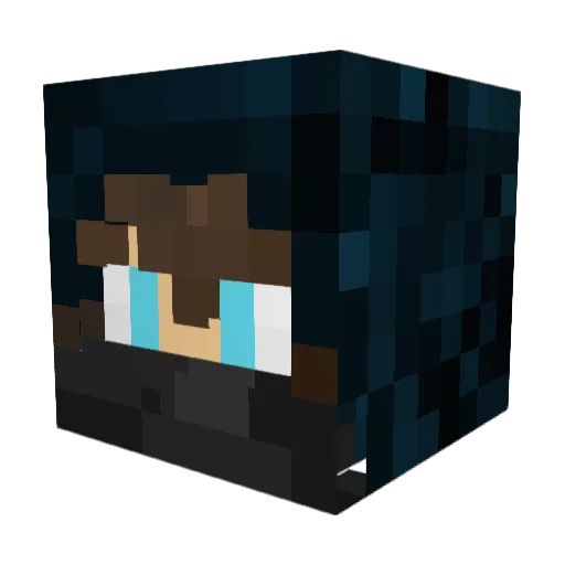 8ChrisPBacon Minecraft avatar head, 3D render