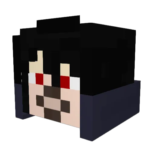 8DEUSEXMACHINA8 Minecraft avatar head, 3D render