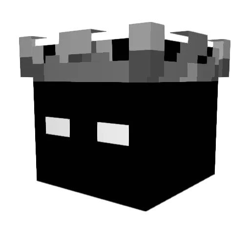 8EliteGen5 Minecraft avatar head, 3D render