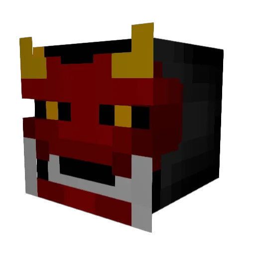 8I8I Minecraft avatar head, 3D render