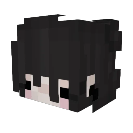 8Mafii Minecraft avatar head, 3D render