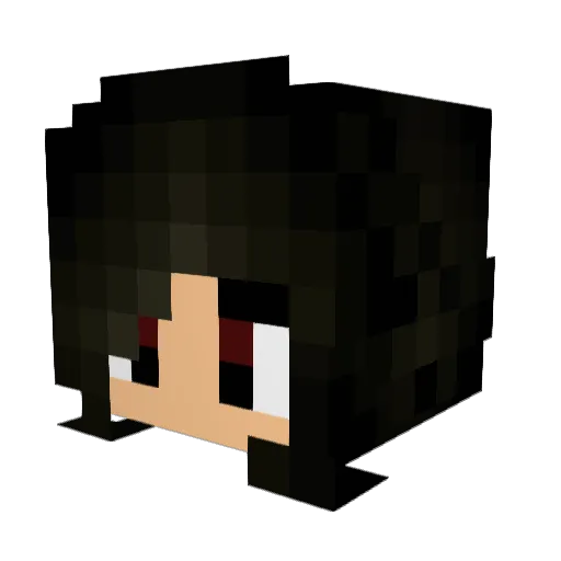 8River_Vixen8 Minecraft avatar head, 3D render