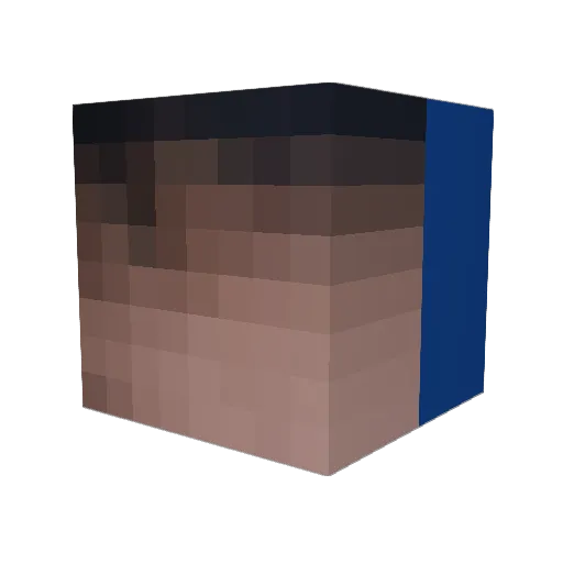 8Stryder8 Minecraft avatar head, 3D render