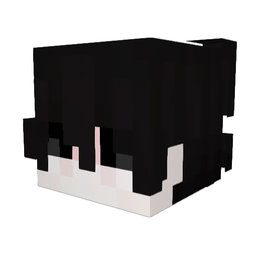 8T5R Minecraft avatar head, 3D render