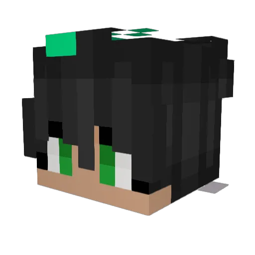 8Wingu Minecraft avatar head, 3D render