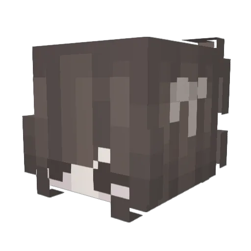 8ami Minecraft avatar head, 3D render