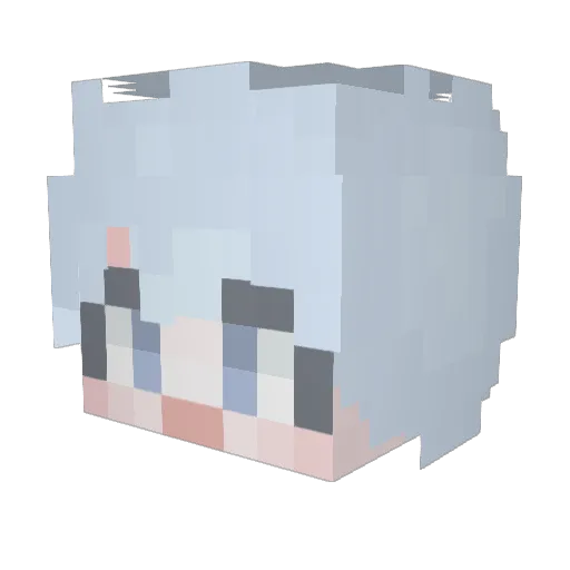 8bae__ Minecraft avatar head, 3D render