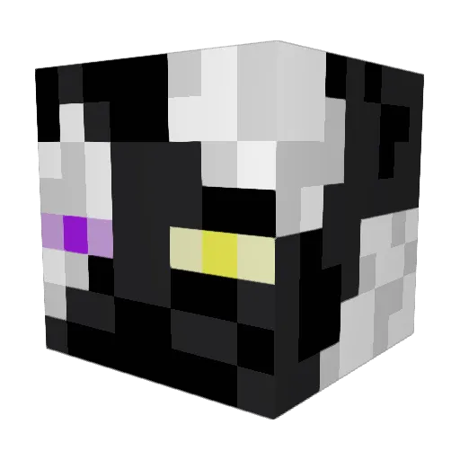 8bitGhost87 Minecraft avatar head, 3D render