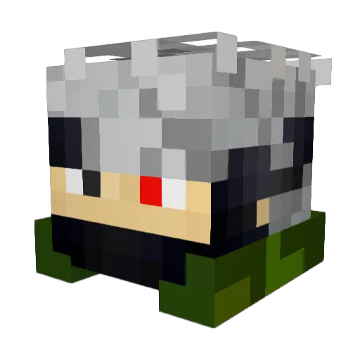 8bitpanda10 Minecraft avatar head, 3D render