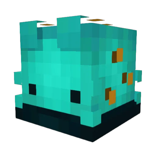 8bytevirus Minecraft avatar head, 3D render