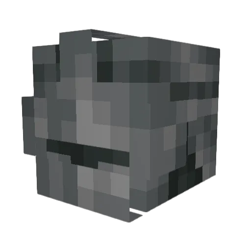 8csc Minecraft avatar head, 3D render