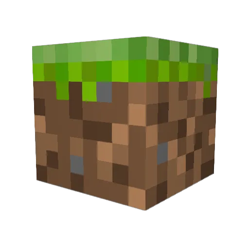 8drinkslater Minecraft avatar head, 3D render