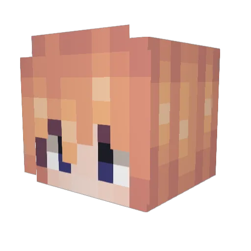 8eath Minecraft avatar head, 3D render