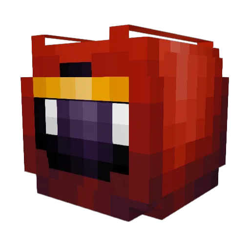 8jaspers Minecraft avatar head, 3D render