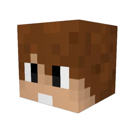8marcel8 Minecraft avatar head, 3D render