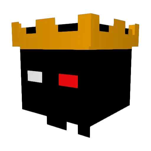 8nk9 Minecraft avatar head, 3D render