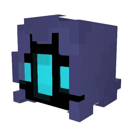 8pks Minecraft avatar head, 3D render