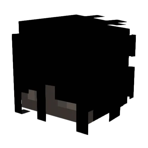 8tx Minecraft avatar head, 3D render