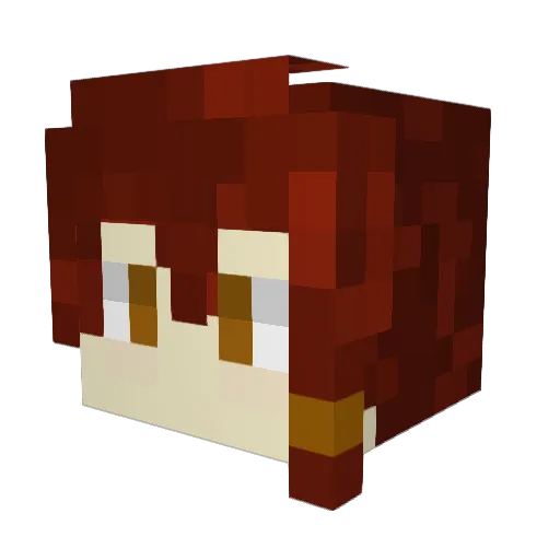 8urtle Minecraft avatar head, 3D render