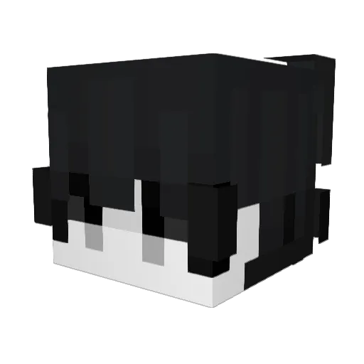 8vpp Minecraft avatar head, 3D render