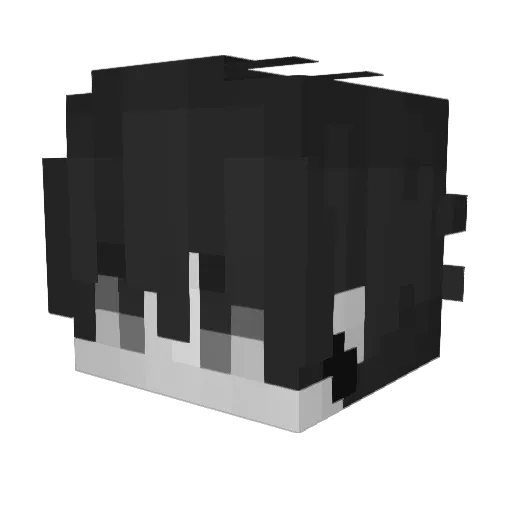 8xiz Minecraft avatar head, 3D render