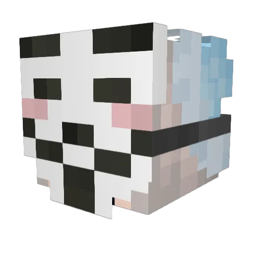 8z47 Minecraft avatar head, 3D render