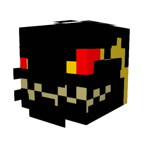 900000000000000 Minecraft avatar head, 3D render