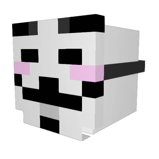 902134 Minecraft avatar head, 3D render