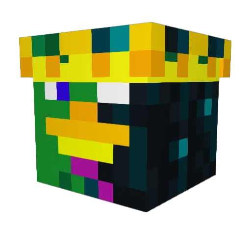 9023BubbaJammer Minecraft avatar head, 3D render