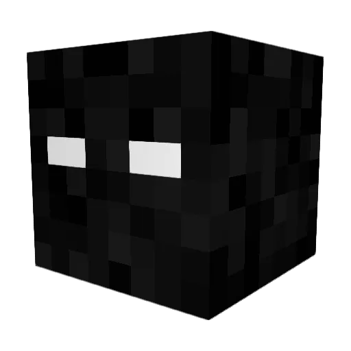 902_1 Minecraft avatar head, 3D render