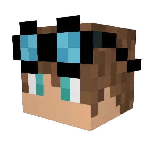 904Joshua Minecraft avatar head, 3D render