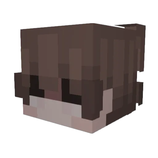 908kg Minecraft avatar head, 3D render