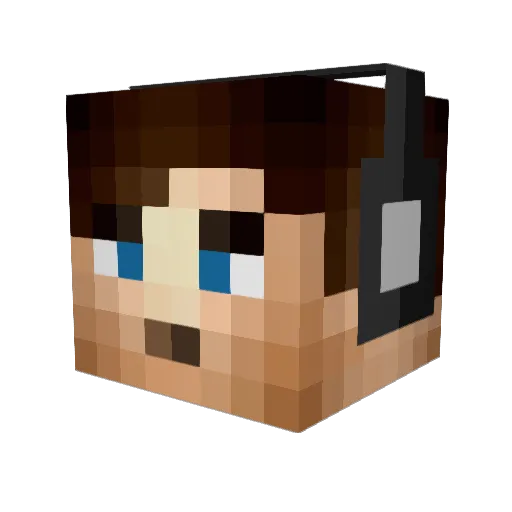 90lizard Minecraft avatar head, 3D render
