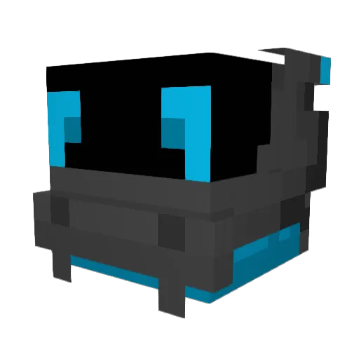 90rn Minecraft avatar head, 3D render