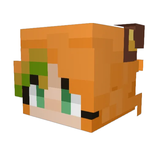 90sCranker69 Minecraft avatar head, 3D render