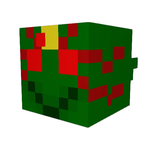 913 Minecraft avatar head, 3D render