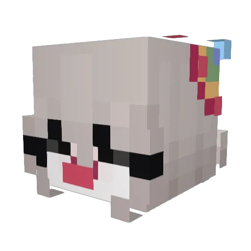 9171 Minecraft avatar head, 3D render