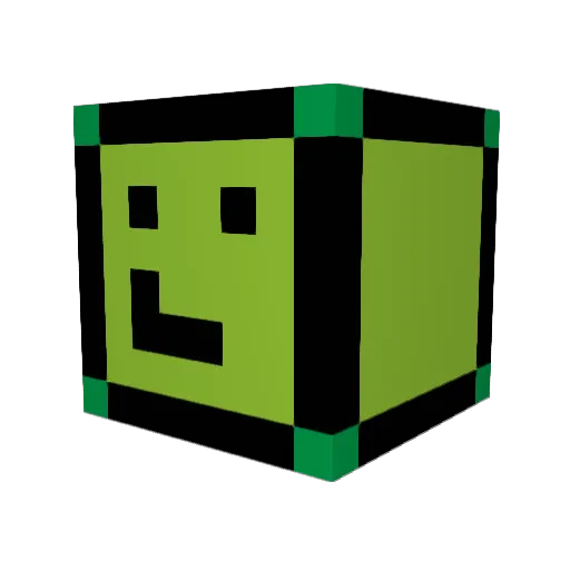 91master Minecraft avatar head, 3D render