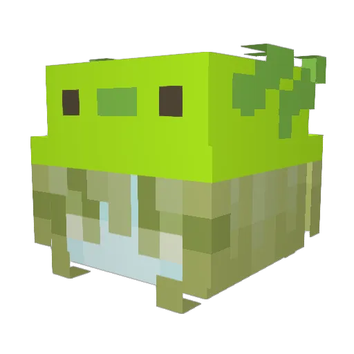 91minutes Minecraft avatar head, 3D render