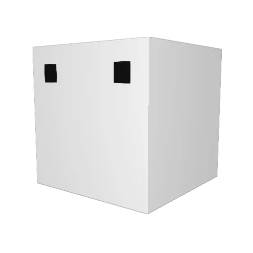 9200 Minecraft avatar head, 3D render