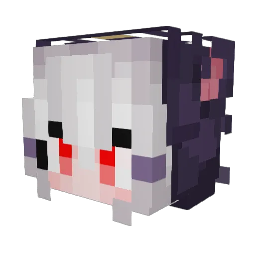 929tomorin Minecraft avatar head, 3D render