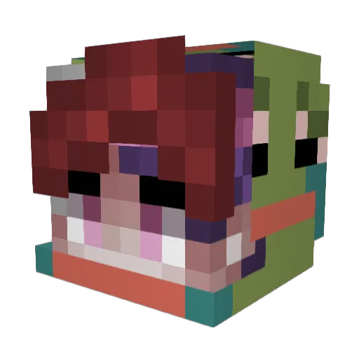 92_boom_92 Minecraft avatar head, 3D render