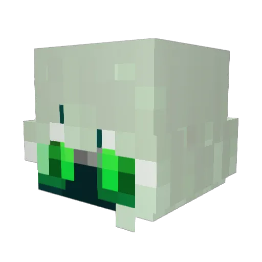 92bow Minecraft avatar head, 3D render