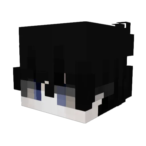 93angel Minecraft avatar head, 3D render