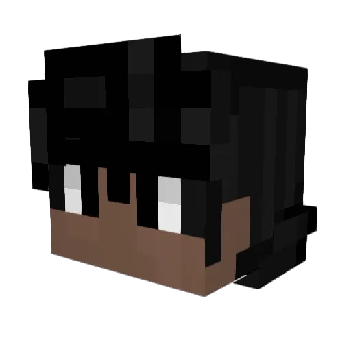 93axel Minecraft avatar head, 3D render