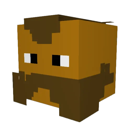 93sigma_ Minecraft avatar head, 3D render