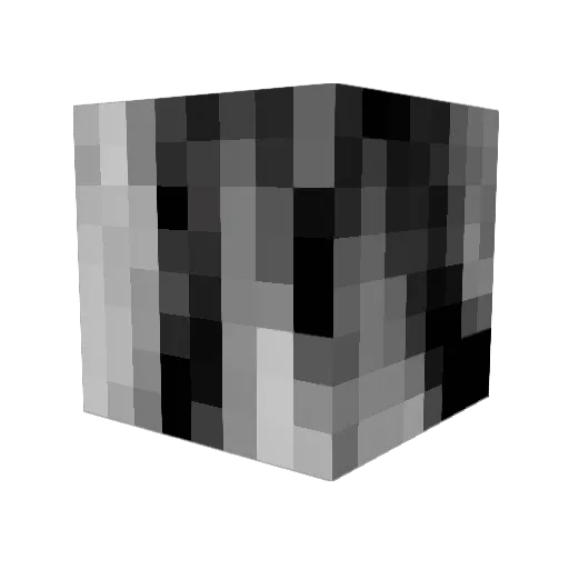 9439043890438294 Minecraft avatar head, 3D render