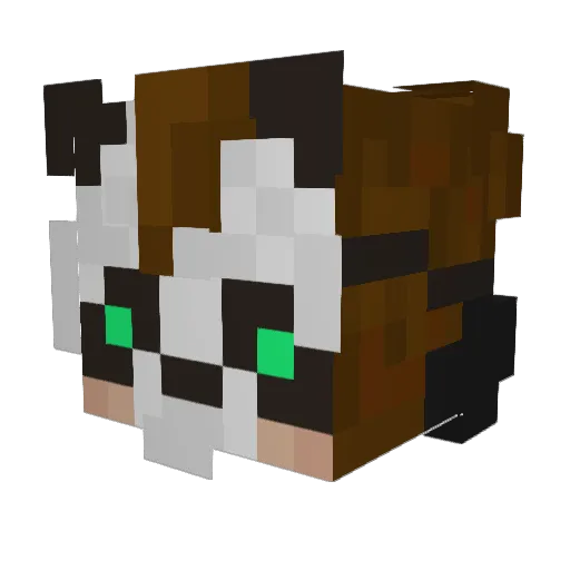 94ND4 Minecraft avatar head, 3D render