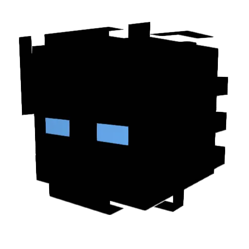 94R8 Minecraft avatar head, 3D render