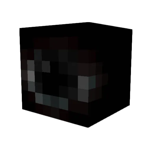 94kqf Minecraft avatar head, 3D render